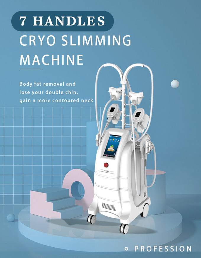 LF-202A Newest 7 handles multifunctional cellulite reduction cryo slimming machine with double chin