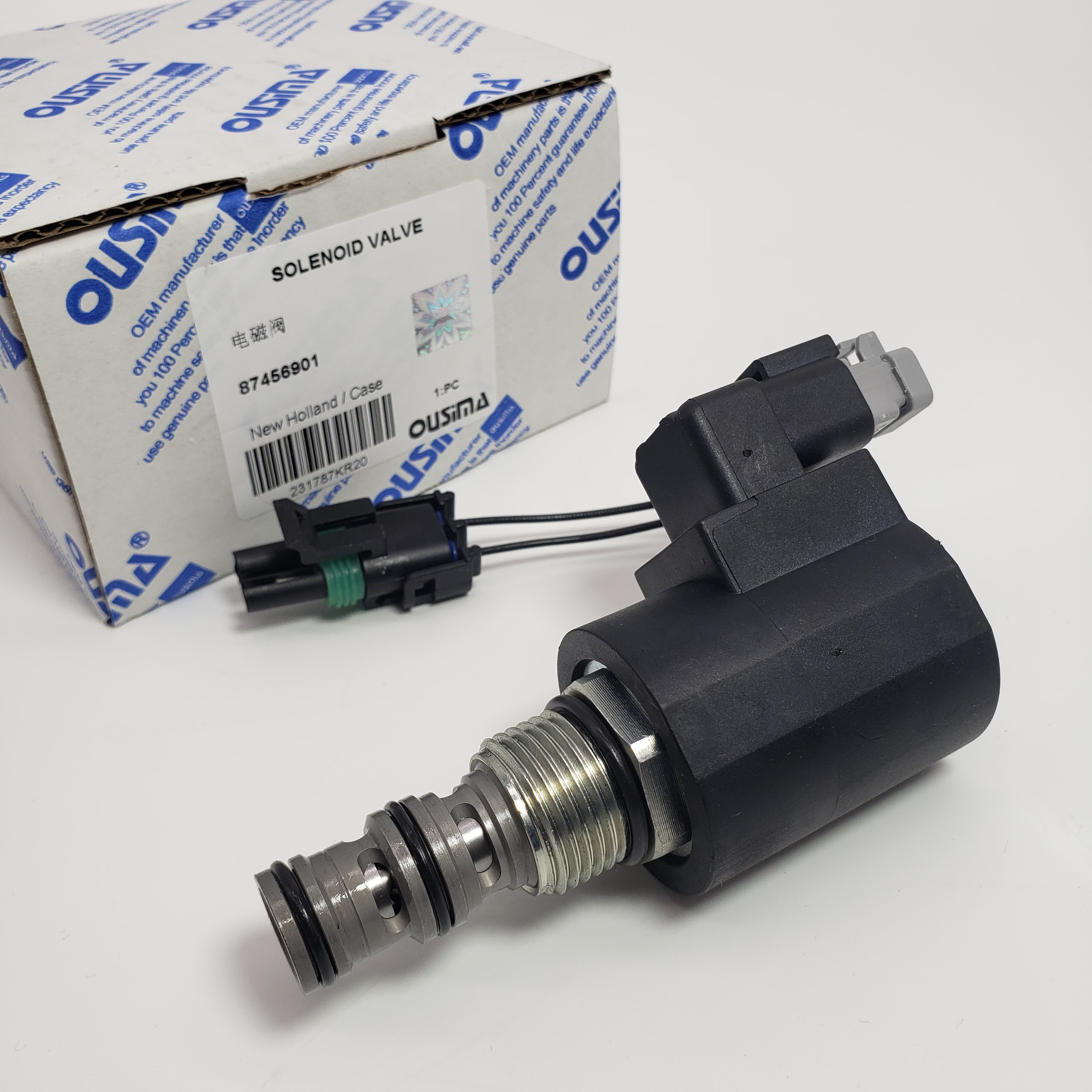 Excavator Hydraulic Solenoid Valve 87456901 For
