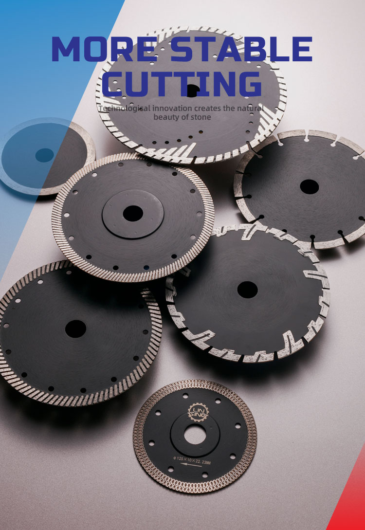 17 Years Experience and 115 mm Segmented Diamond Saw Blade for Cutting Granite Marble