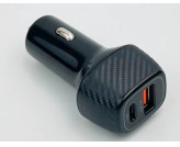 2025 LX Brand PD 18W Single Dual Ports Type C USB A 20W QC Car Fast Charging Charger Aluminum Alloy