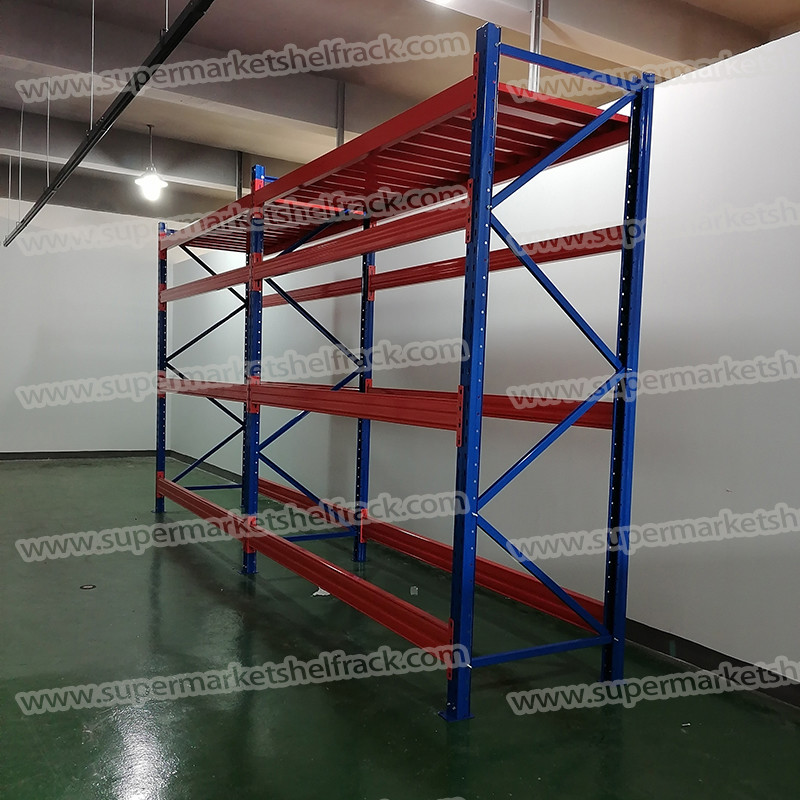Warehouse Storage Pallet Racking Shelf Metal Heavy Duty 2000KG 4000MM