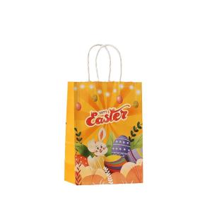  Kraft Paper Easter Bunny Gift Bag for Holiday Party Hand Candy Luxury Packaging Style Manufactures