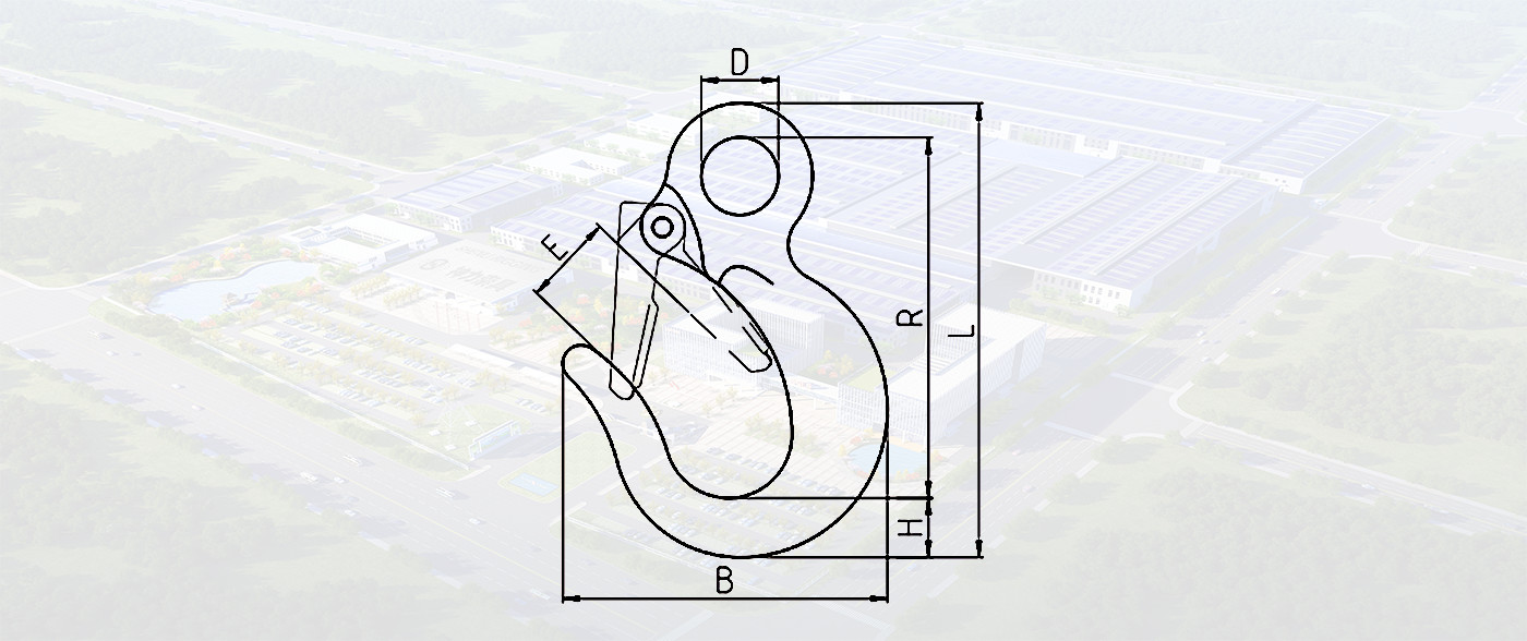 SLR114-ALLOY EYE HOOKWITH LATCH