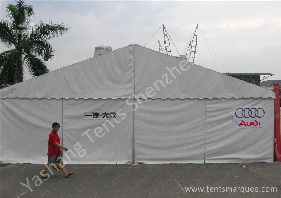 Outdoor Exhibition 20X30 Tent Rental Clear Span Marquee Fabric Covered Structures