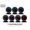 Buy cheap 2.5 Inch 60mm Race Car Gauges LED Display 7 Color Backlight Alumimum Material from wholesalers