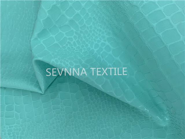 Sustainable Nylon Yoga Wear Fabric 1.5M Width Superfine Fiber Tiffany Blue