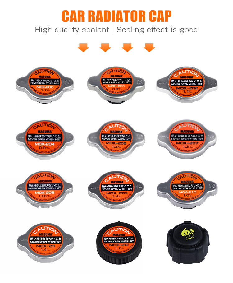 Reference NO. BRC95 MASUMA Cooling System Function Fuel Tank Caps for Nissan Almera