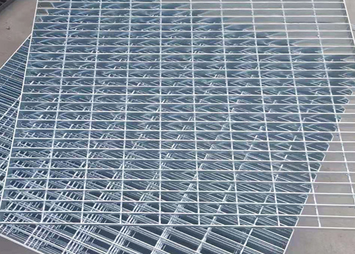 2 Meters Width Lightweight Walkway Grating Powder Coating Pressure Welding