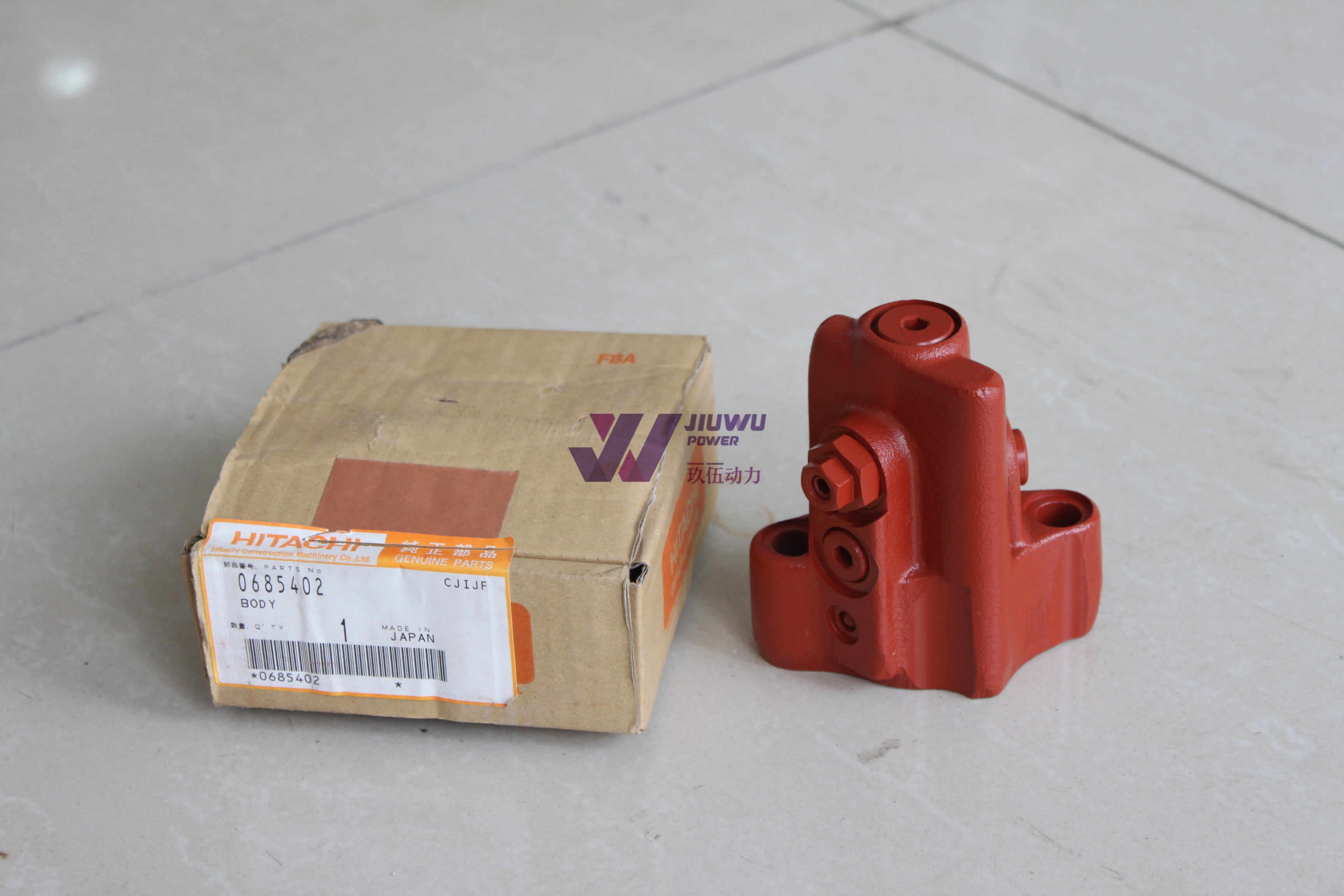 HITACHI ORIGINAL VALVE 0685402 FOR EX200-5 JIUWU POWER EXCAVATOR PARTS SUPPLIER