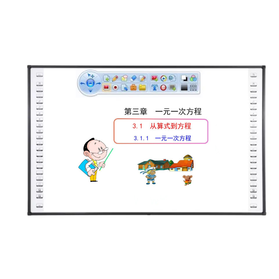 Iboard Factory 22 Short Cuts Each Side Infrared Technology Interactive Touch Panel Display With Electronic Technology For University Education