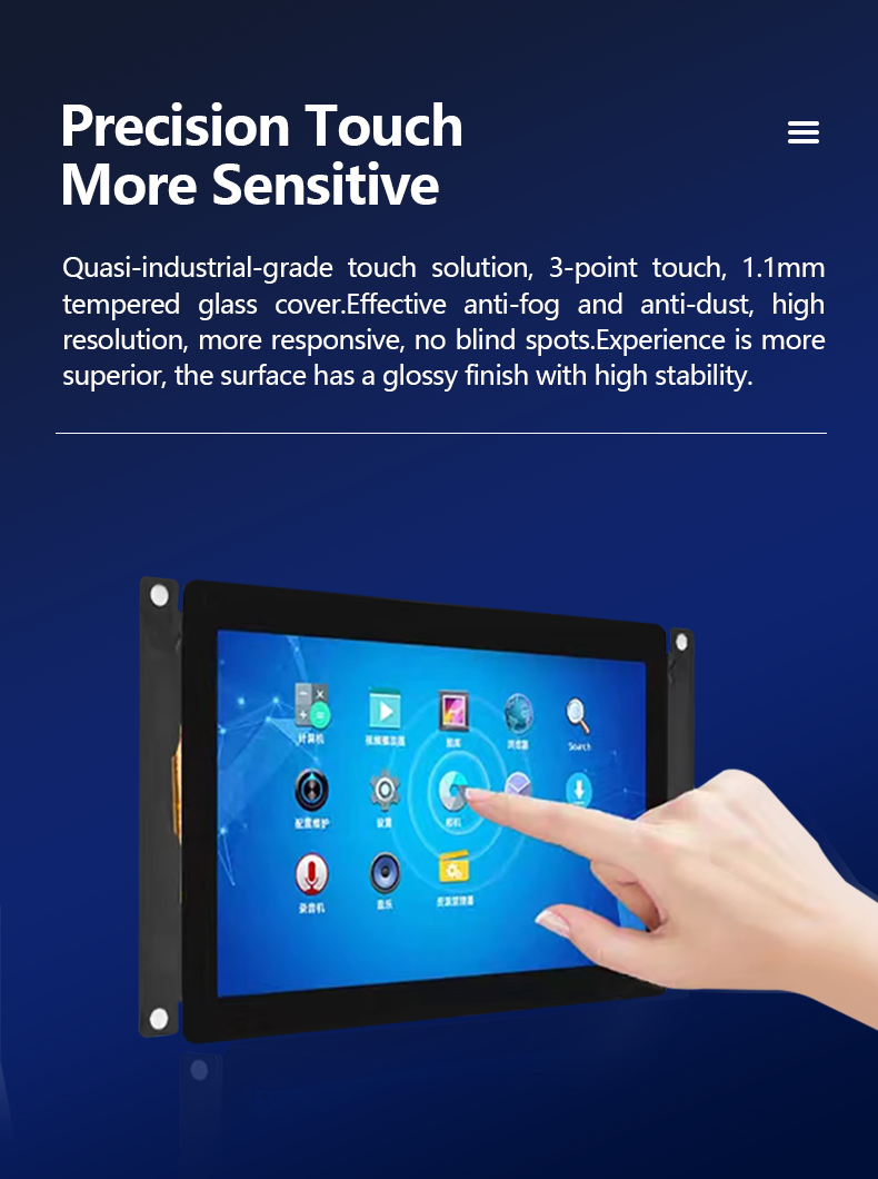 7-inch Android Smart Screen LCD Display Battery Weight Sensor Instrument for 30-800KG
