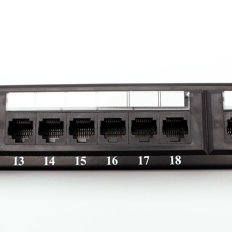 1U UTP Socket PDU Universal 24 Ports High Cardon Steel Outer Frame