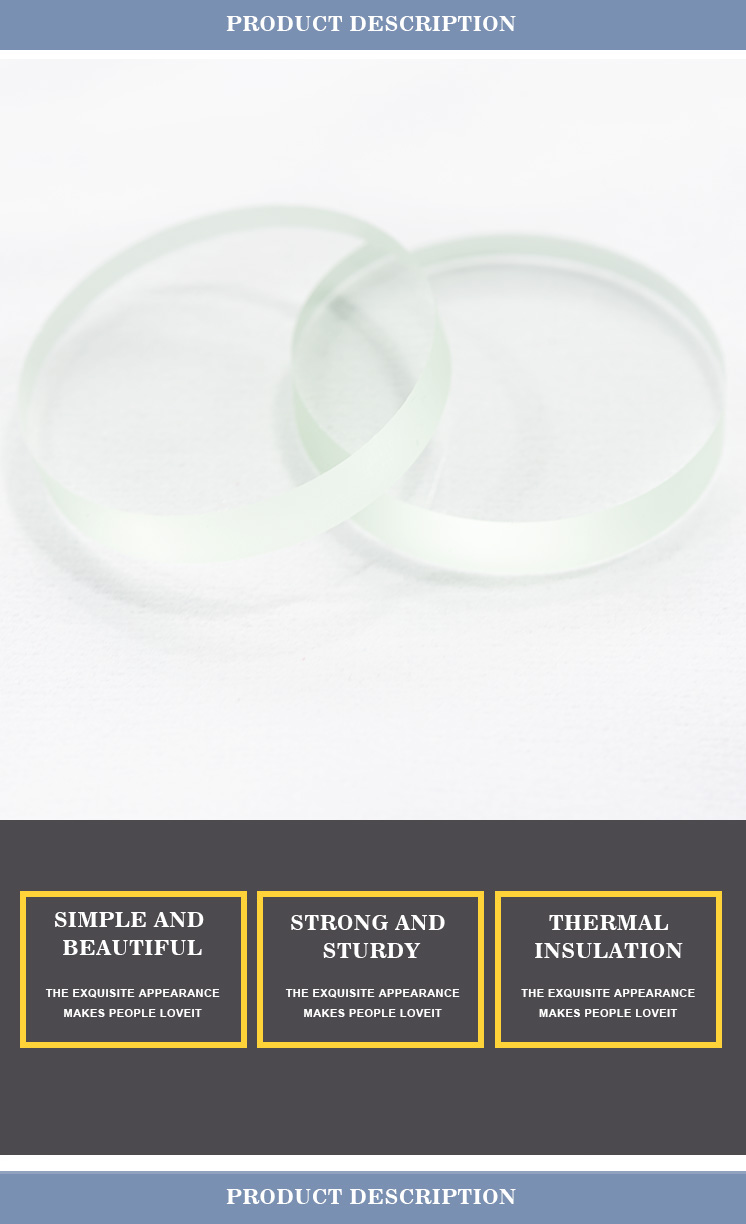 Electronic Curved Optical Components Thickened Exterior Application