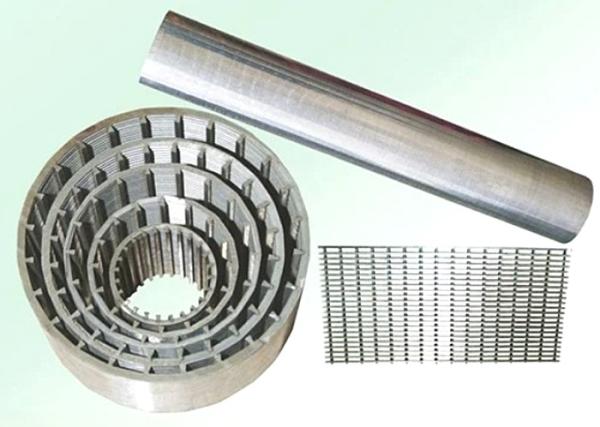 Anti Corrosion Full Welding Johnson 0.02mm Slot Water Wire Screen For Oil