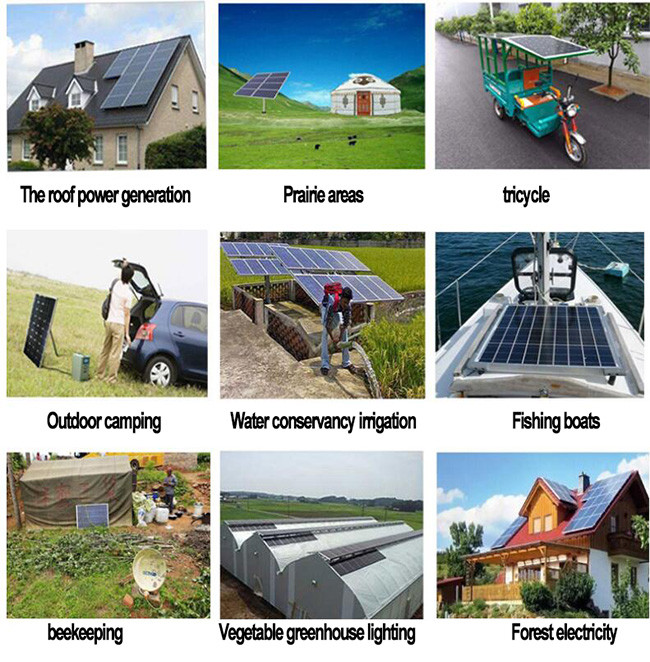 Farm Solar Power Light System 100AH BIPV Mounting For Rural Area
