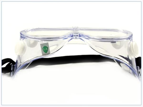 Shock Proof Anti Fog Safety Glasses , Polycarbonate Transparent Lens Hospital