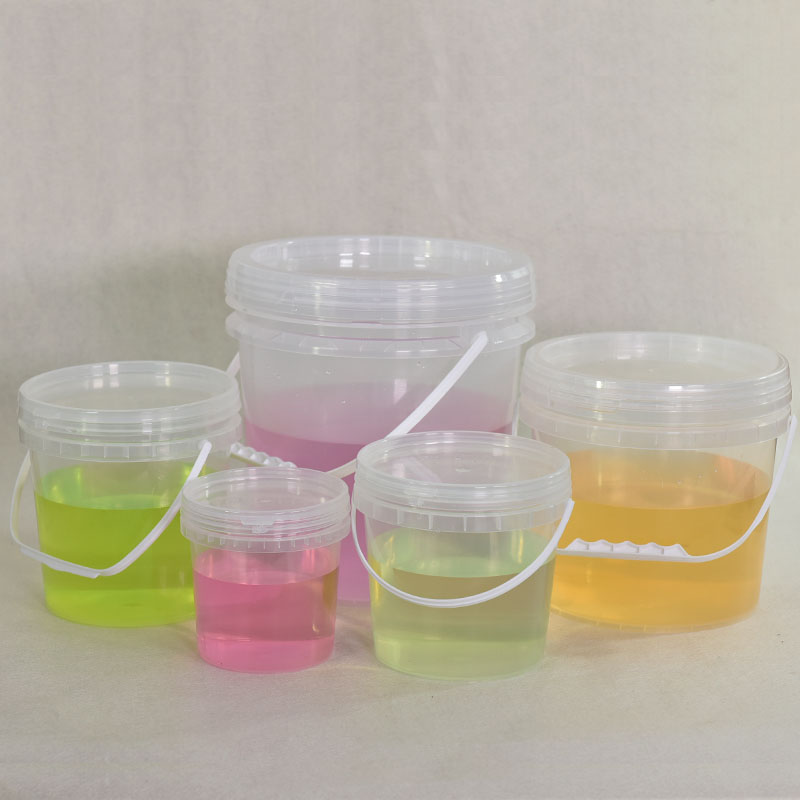 Food Grade PP Raw Materials Customized Plastic Bucket Elevator for Clear 3L Bucket