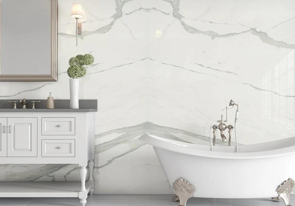 2mm Ultra Thin Stone Panels Natural Marble Flexible Thin Brick Veneer Interior Walls
