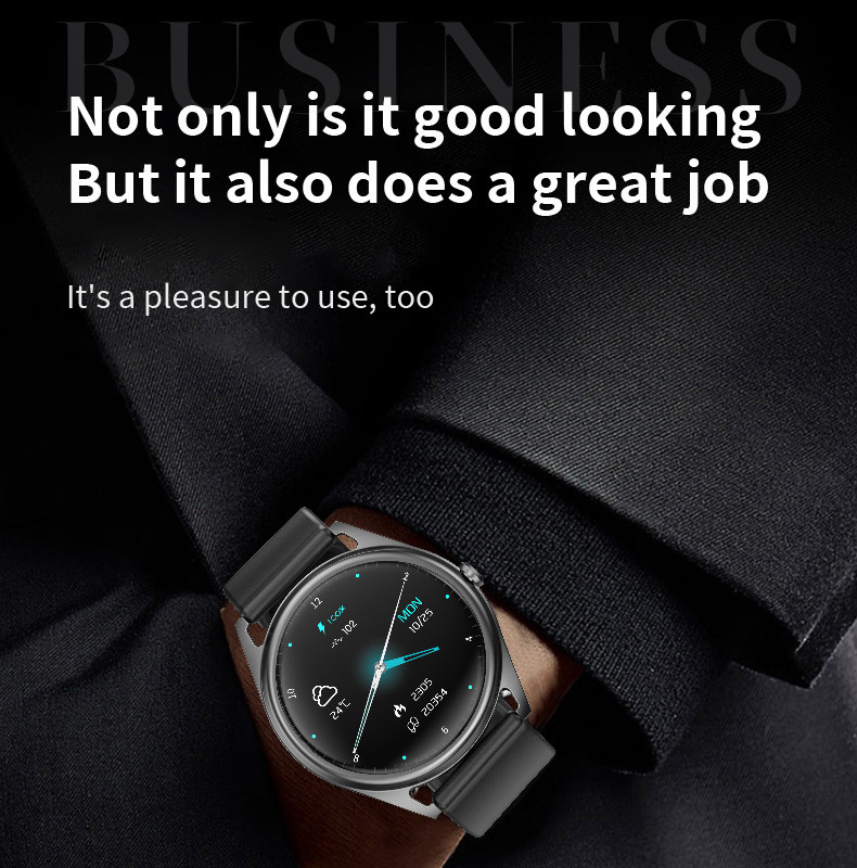240*240 Waterproof Sport Heart Rate Blood Pressure IP67 Smart Watch 64MB