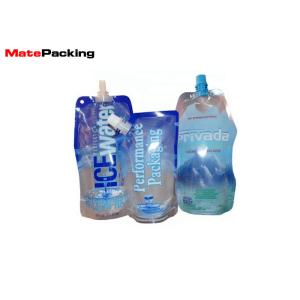 Foldable Spout Transparent Stand Up Pouch Custom Design Doypack For Drinking