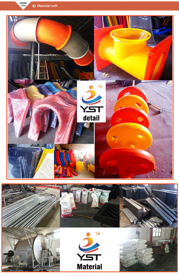 Preschool Kids Playground Equipment 730 * 25 * 42 Cm Long Life Span