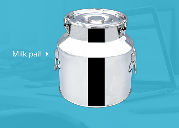 Storage Transport 25L Stainless Steel Milk Can 30.5cm*44.9cm