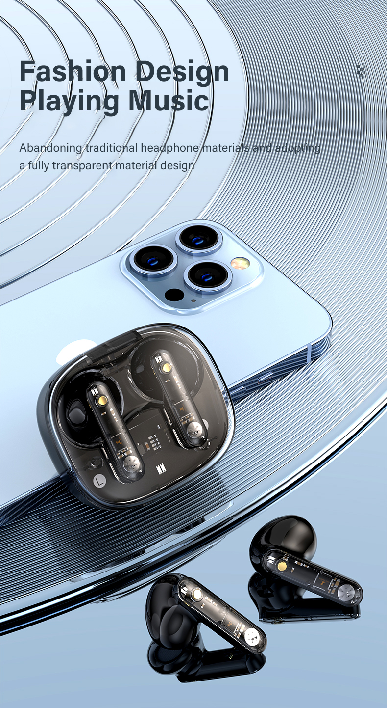 Sports and Gaming Noise Cancelling True Wireless Earbuds with Type C Charging