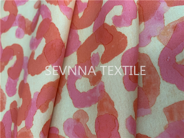 SGS Colorful Printed Stretch Leggings Fabric Yoga Wear Athletic Clothing