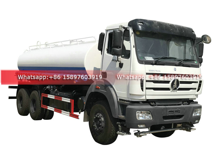 6x4 Beiben Right Hand Drive RHD Water Tanker Truck 18m3 Water Spraying Truck Good Price for Sales