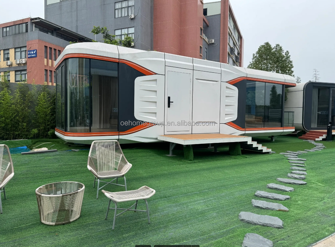 Fully Assembled Prefab Houses Customized Small Prefab House For Guard Room Prefab House Kit