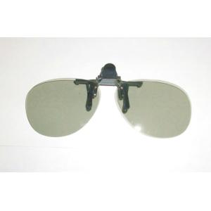 Plastic Clip On Circular Polarized 3D Glasses With No Bubble Anti Scratch