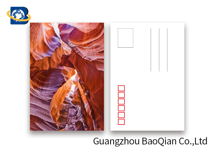PET Seascape Pantone Color 3D Lenticular Printing Postcards For Greeting 10.5 X 14.8cm
