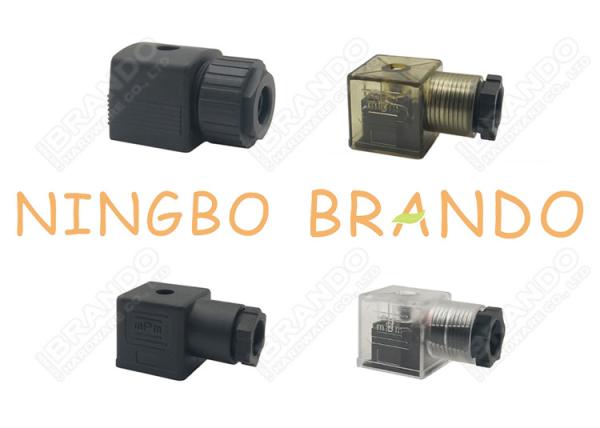 18mm MPM Field Attachable DIN Form A Solenoid Coil Connector 121201 121207