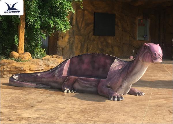 High Simulation Life Size Farm Animal Models , Dinosaur Fiberglass Chair For