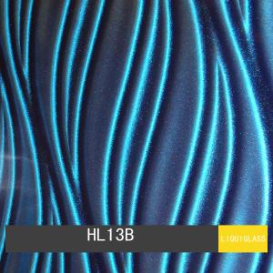  4mm Tinted Laminated Glass Liquid Stereoscopic Effect Pattern Manufactures