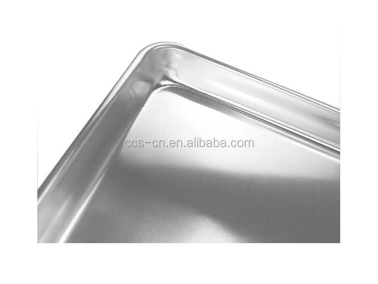 commercial 13''*9''*1'' 0.8mm rectangle baking bread tray burger or hamburger or hot dog bun baking pan aluminium bread pan