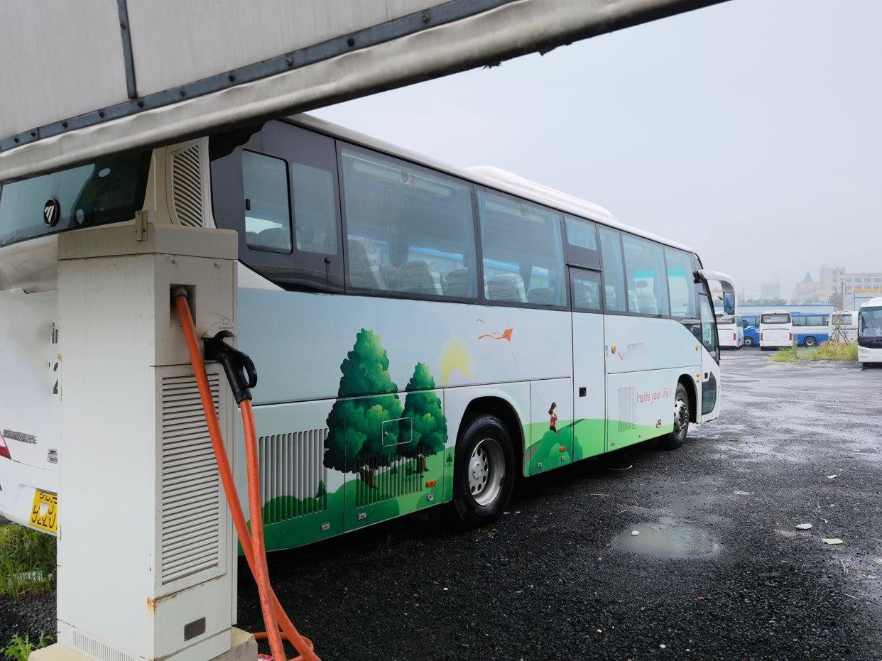 Used Electric Coach Foton BJ6116 Used Coach Bus New Energy Bus 49 Seater
