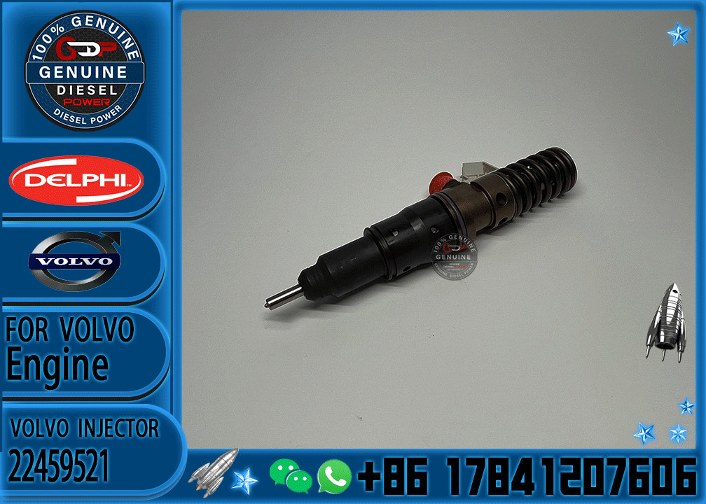 Fuel Injector 22459521 22450522 BEBJ1F11101 BEBJ1F11201 for Volvo Trucks FH 10.8L D11 Engine