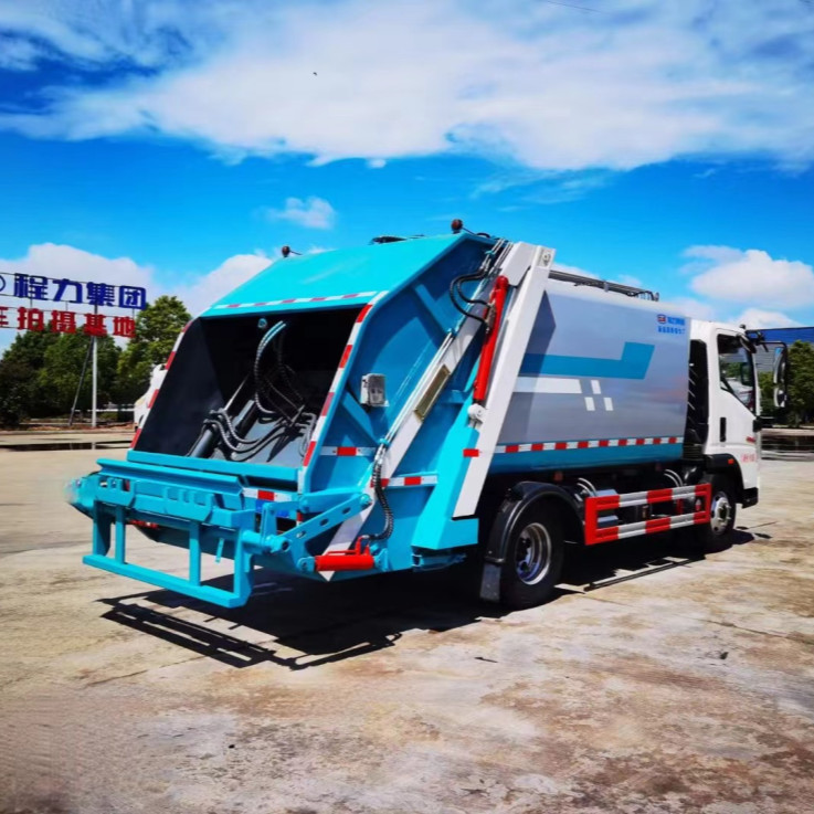 SINOTRUK HOWO 4X2 Garbage Collection Truck 8cbm Garbage Bin Cleaning Truck