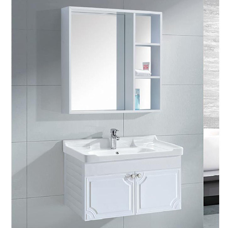 Modern Alunimun Bathroom Vanity/ all aluminum bathroom cabinet/Mirror Cabinet /DB-8127A 600X460mm