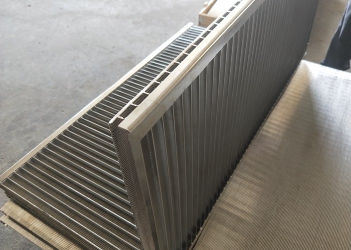 Johnson Slot Sieve Wedge Wire Screen Panels Plate Stainless Steel For Pulp Filtration