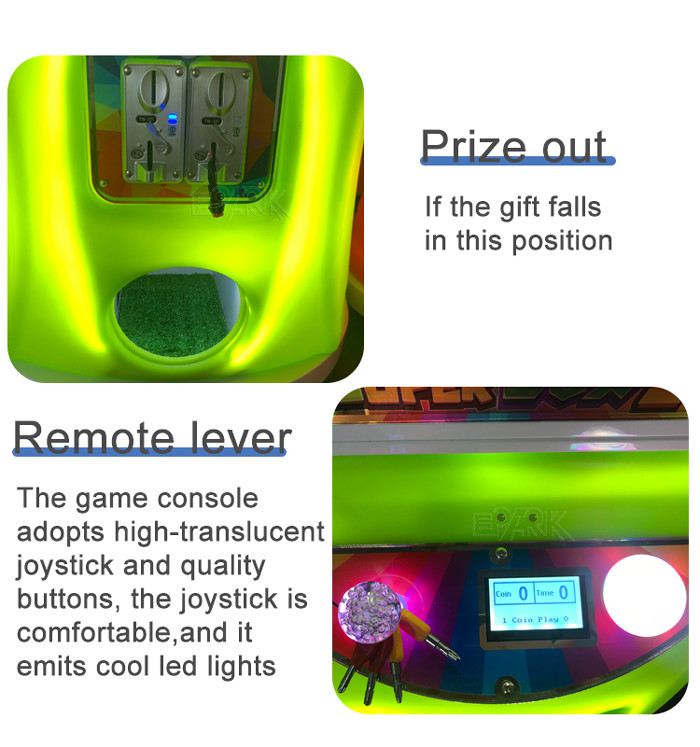 Arcade Skill Game Colorful Super Toy Box Claw Machine