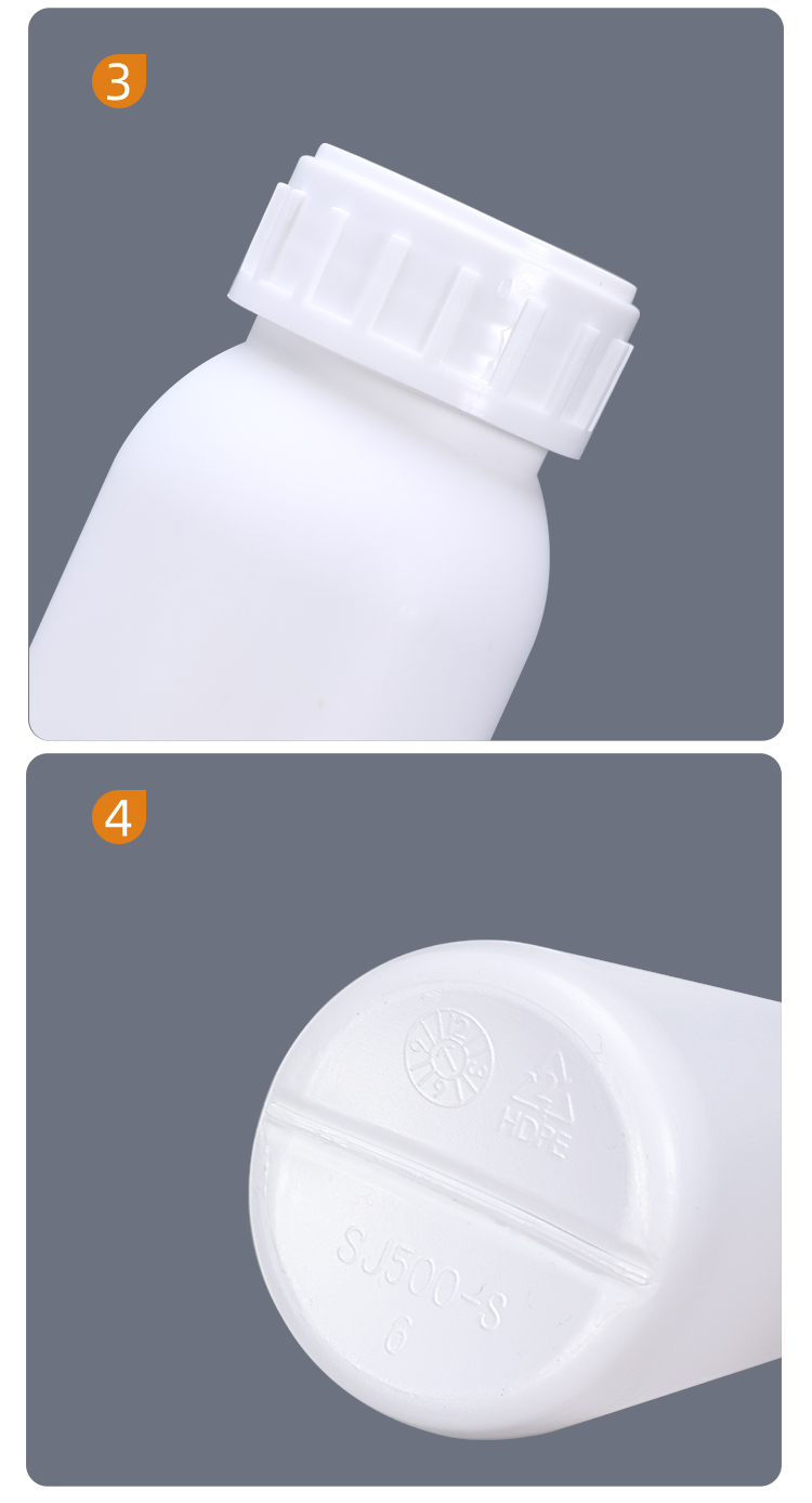 HDPE Chemical COEX Packaging Bottle for Pesticide 250ml 500ml 1000ml Capacity Bottles