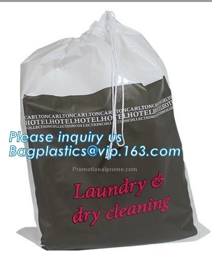 Biodegradable Environment friendly LDPE Plastic bags with DRAWSTRING closure bags, backpack, drawtape bag, essentials