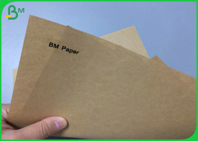 100% Food Grade 40g 50g 60g Brown Kraft Paper For Food Grade Paper Bag