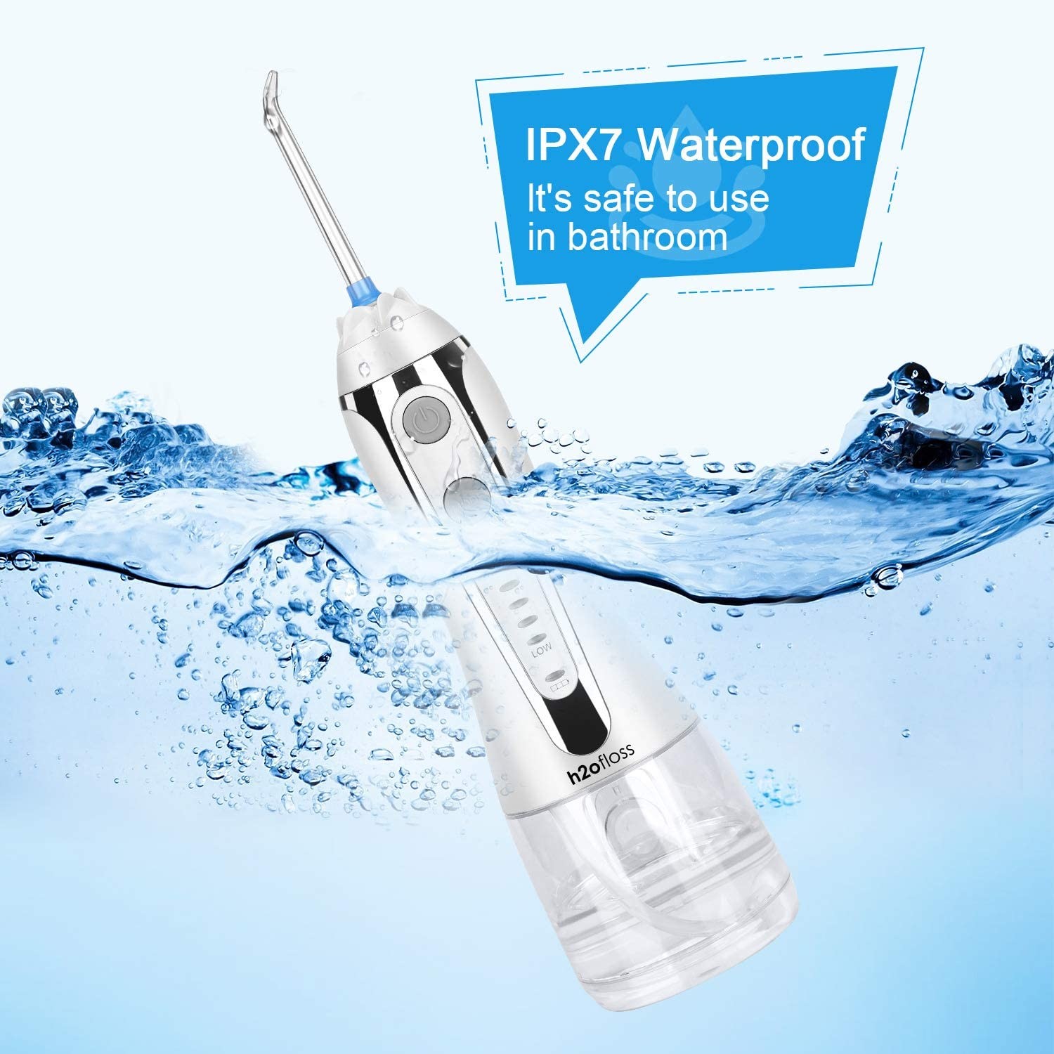 2500 Mah Battery Operated Dental Spa Oral Irrigator For Oral Clean