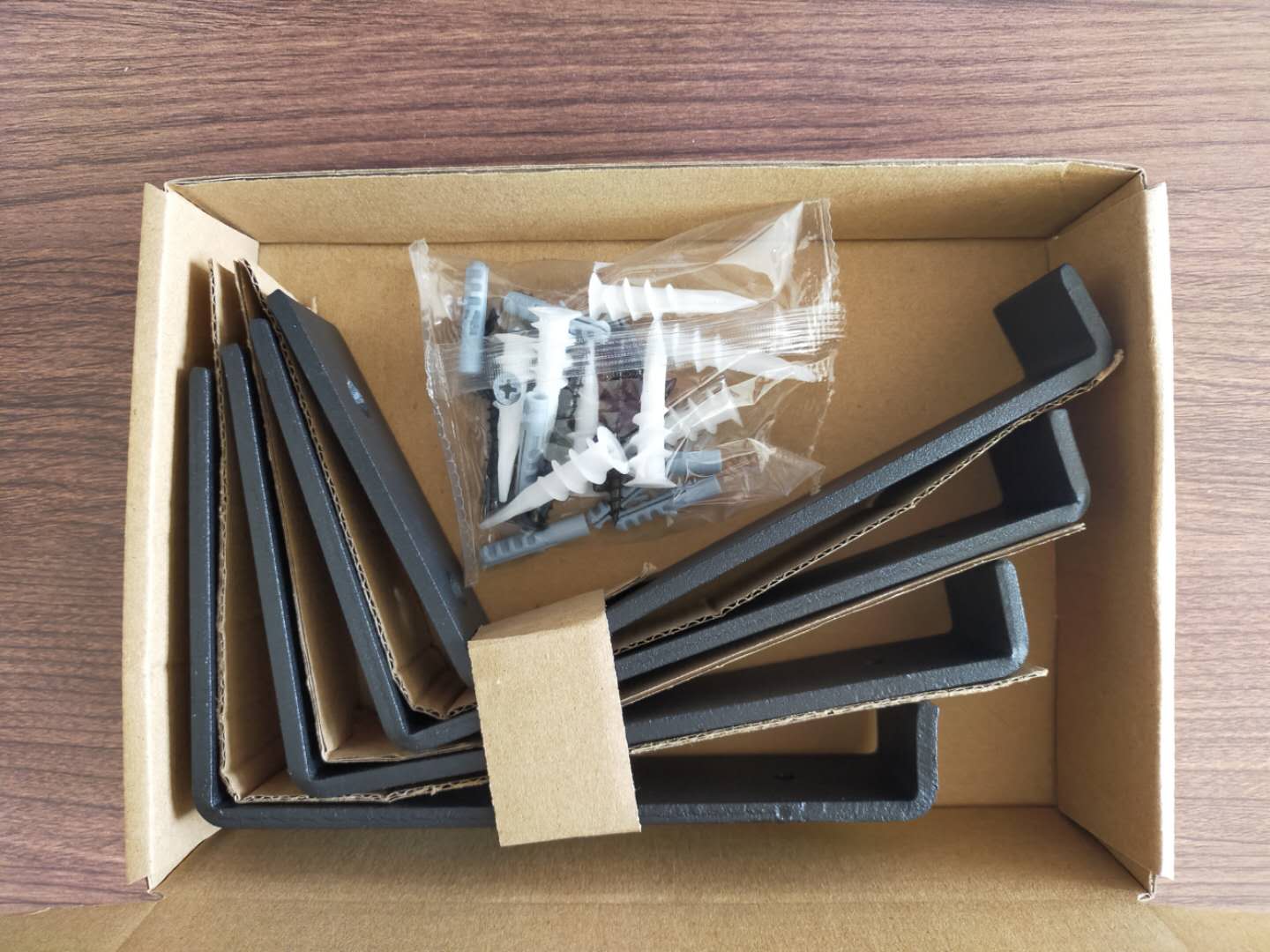 Nonstandard Heavy Duty Floating Shelf Brackets for Wood Wall Mount Blind Shelving