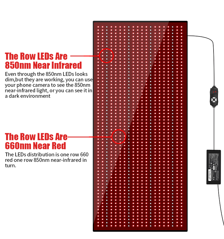 Fitkang125W Black Infrared Red Light Therapy Mat for Full Body Fat Reduction in Black Design