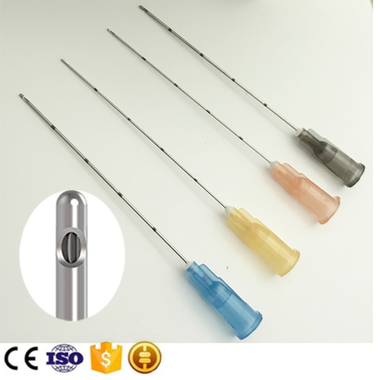 Hyaluronic Acid Dermal Filler Disposable Cannula Piercing Needles