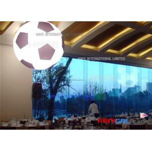 LED DMX512 Inflatable Moon Balloon Hanging Use Event Illumination Lighting